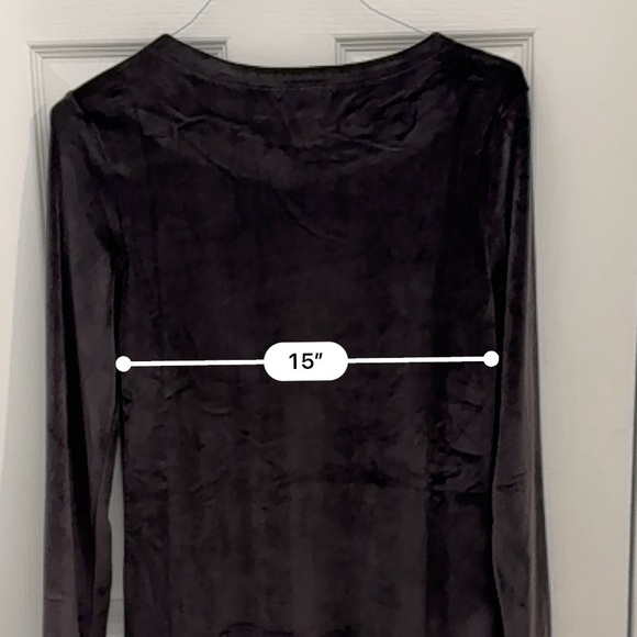 NWT Natori Velour Velvet Kaftan Dress Size Small Brown Long Maxi Plush - Picture 7 of 7